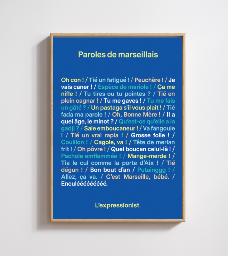 Poster - Paroles de marseillais