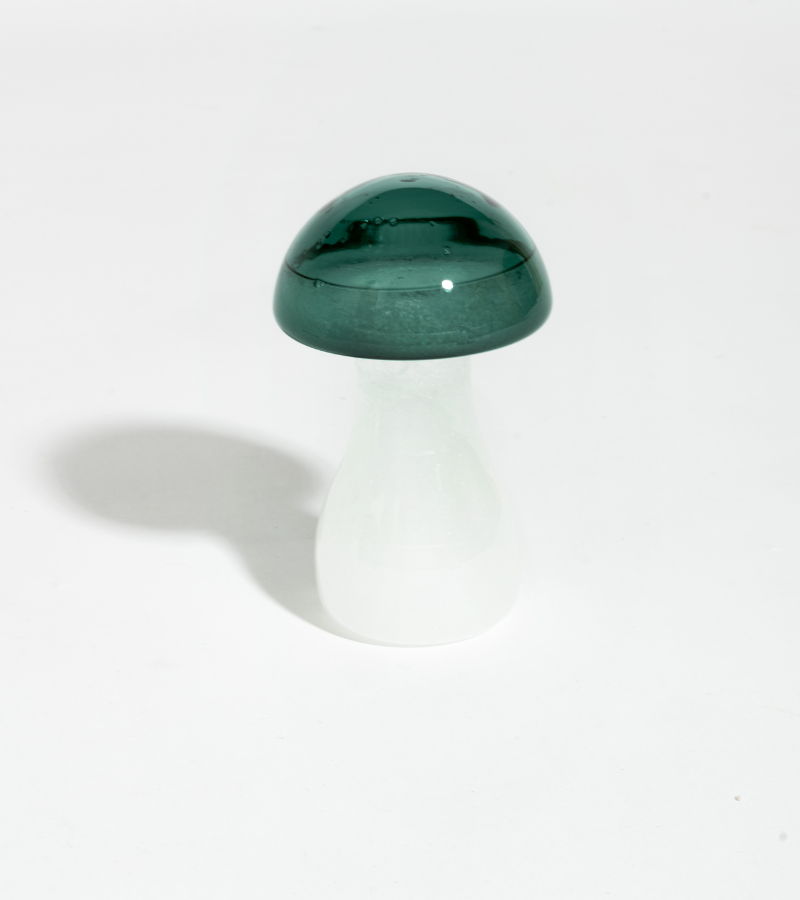 Mushroom storm glass - vert émeraude