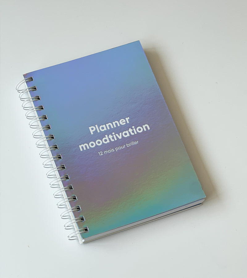 Agenda Planner Moodtivation - 12 mois pour briller