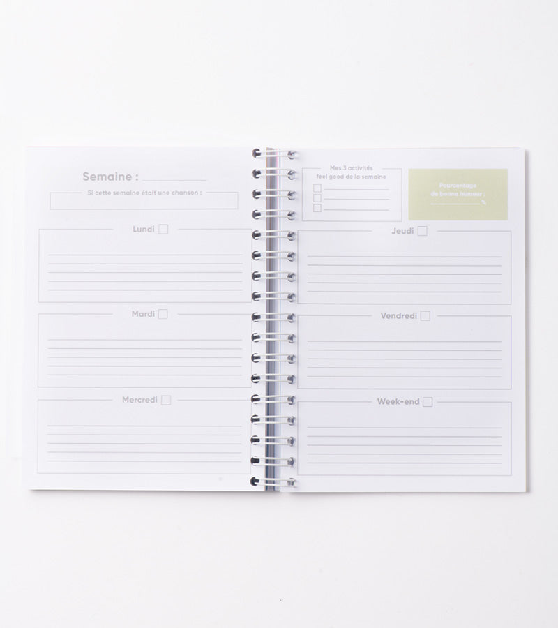 Agenda Planner Moodtivation - 12 mois pour briller